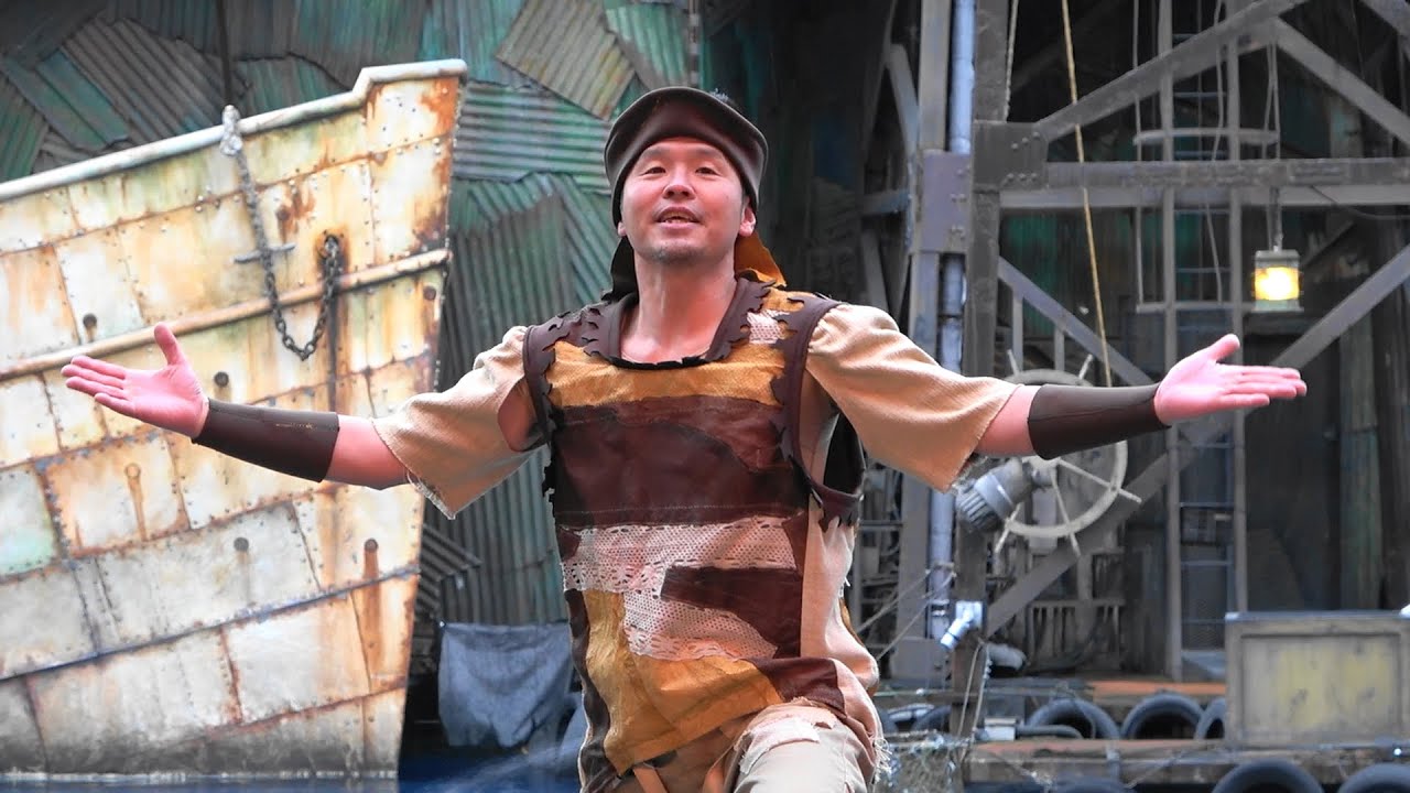 アランピーター復帰＆ひなたヘレン、いがりラッキーデビュー日！！【USJ ウォーターワールド】Universal Studios Japan WATER WORLD