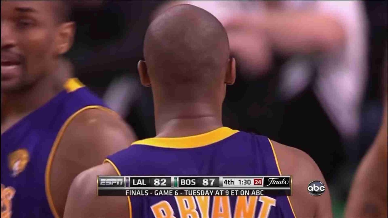 2010 NBA Finals Game 5 Los Angeles Lakers @ Boston Celtics - 2010/06/13 (Kobe38p; PP27p; KG/Rondo18)