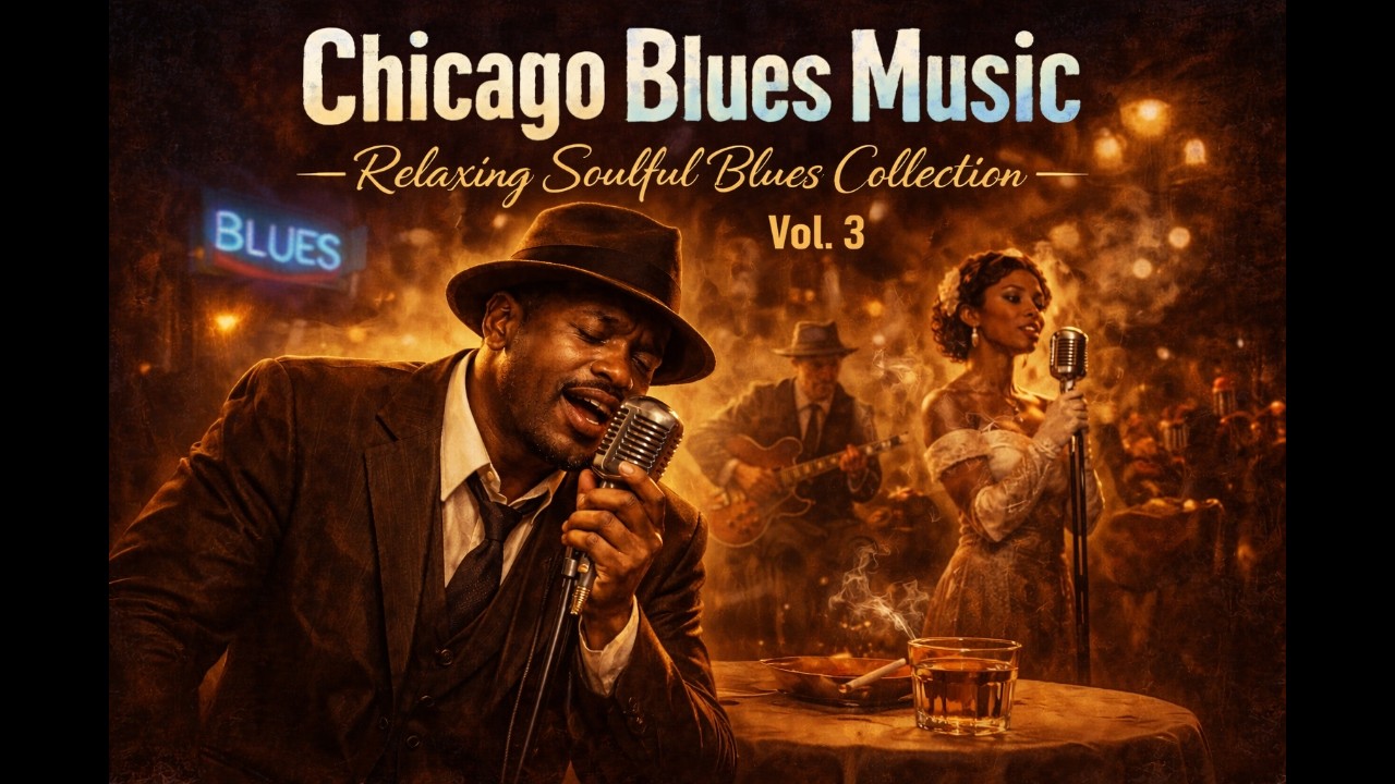 Moonlight Jazz Lounge | Louis Armstrong ,Nina Simone, Frank Sinatra - Soulful Chicago Blues |Vol 3