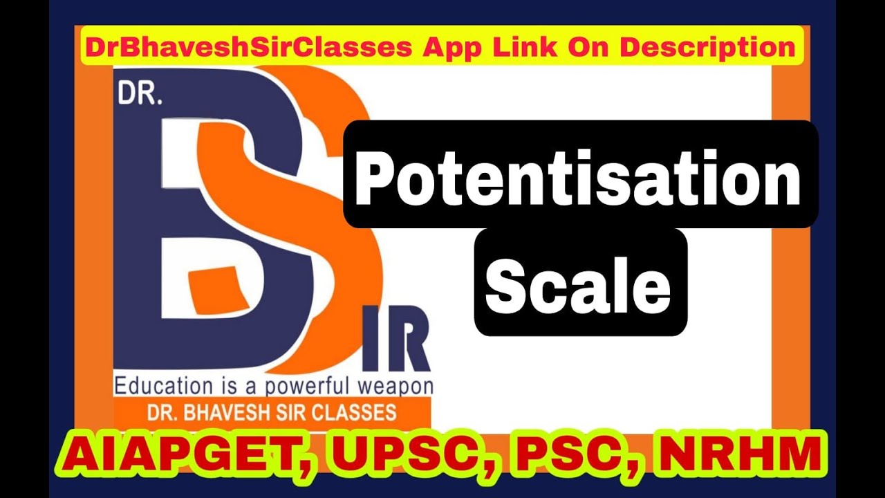 Scales Of Potentisation ||Dynamisation ||Homoeopathic Pharmacy|| Dr.Bhavesh Sir Classes||Lecture -18