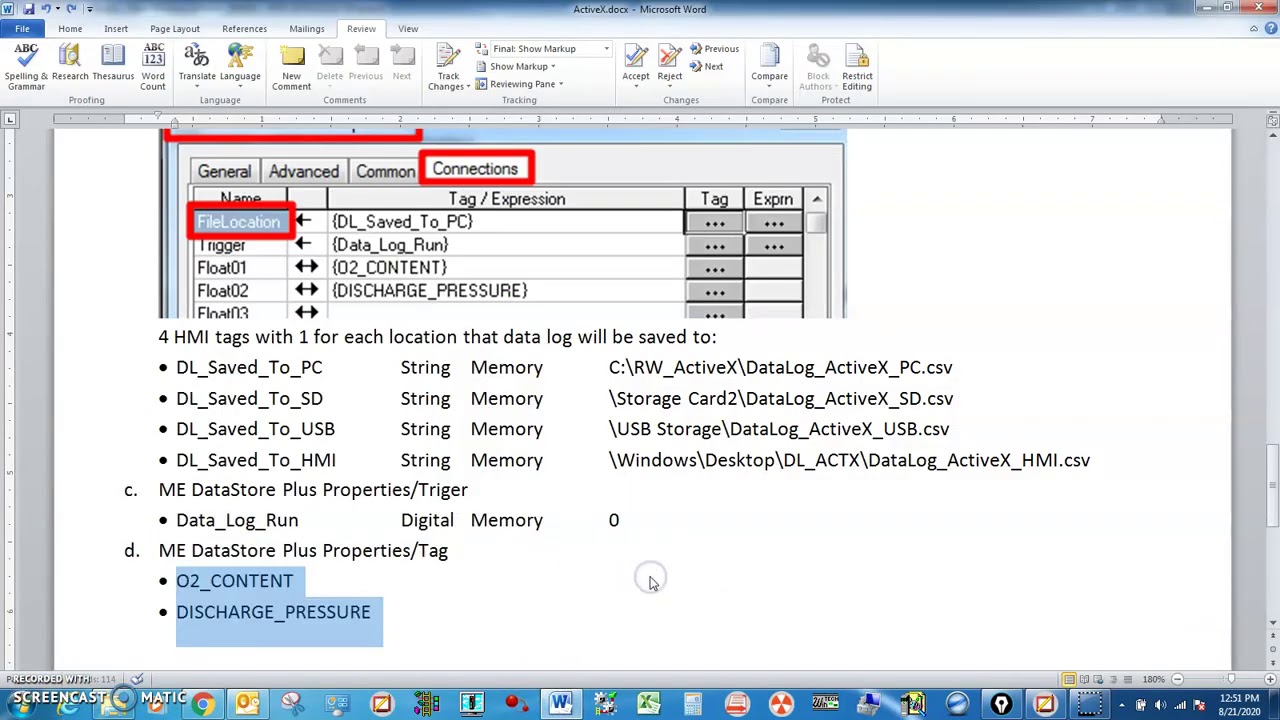 Allen Bradley HMI Data Logging-ActiveX Control-Part 3