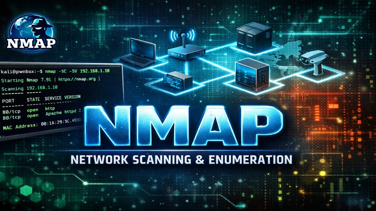 اكتشف الشبكة بالكامل باستخدام Nmap | أسرار لا يخبرك بها أحد