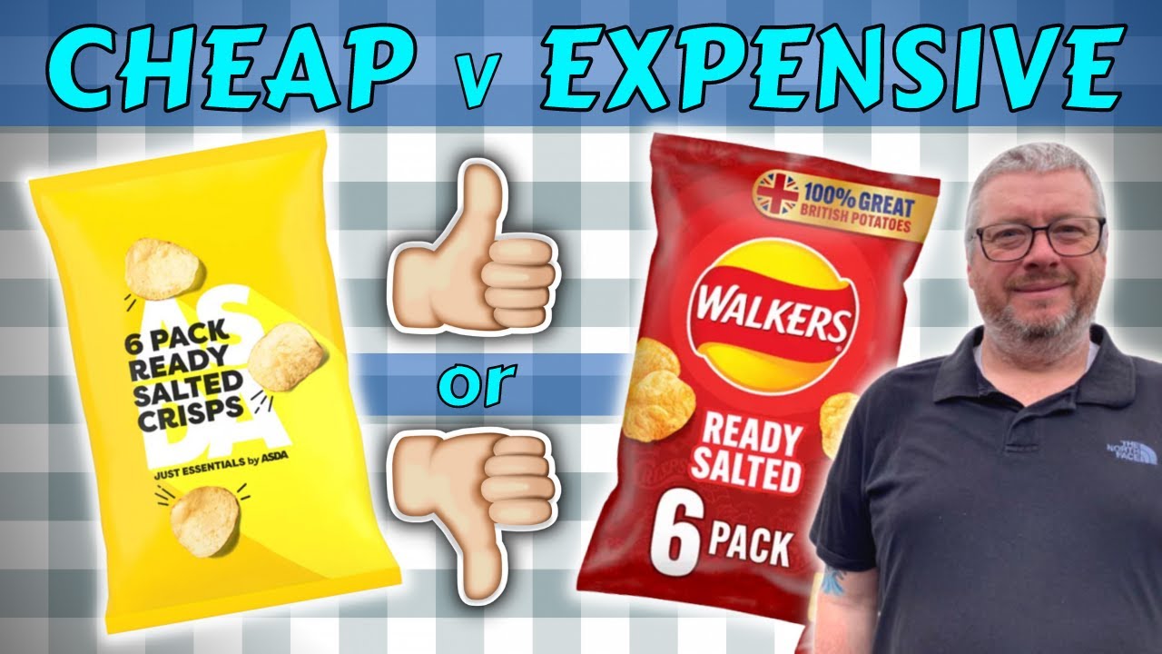 ASDA JUST ESSENTIALS or WALKERS ? | Ready Salted Crisp Comparison