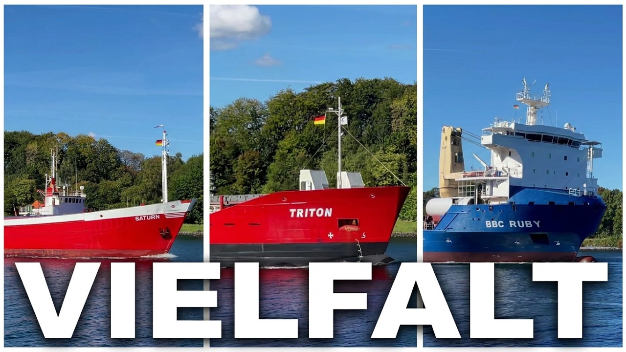 Ships in Kiel Canal , Kiel Wik