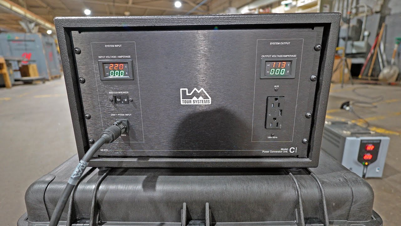 Преобразователь напряжения C 1/1 Tour Grade 240 В - 120 В | LM Tour Systems
