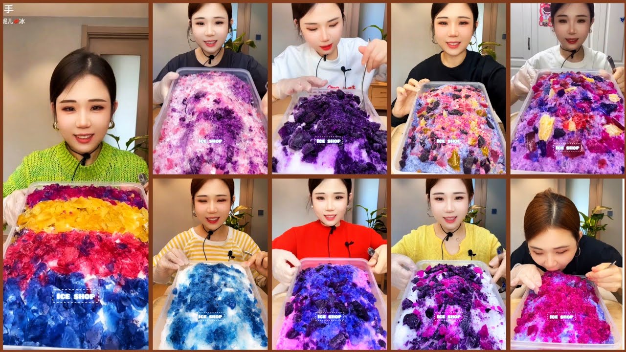 YY's top video of 2025 🌷[8/9]🌷|| YY ICE EATING ASMR ONLY BITES 