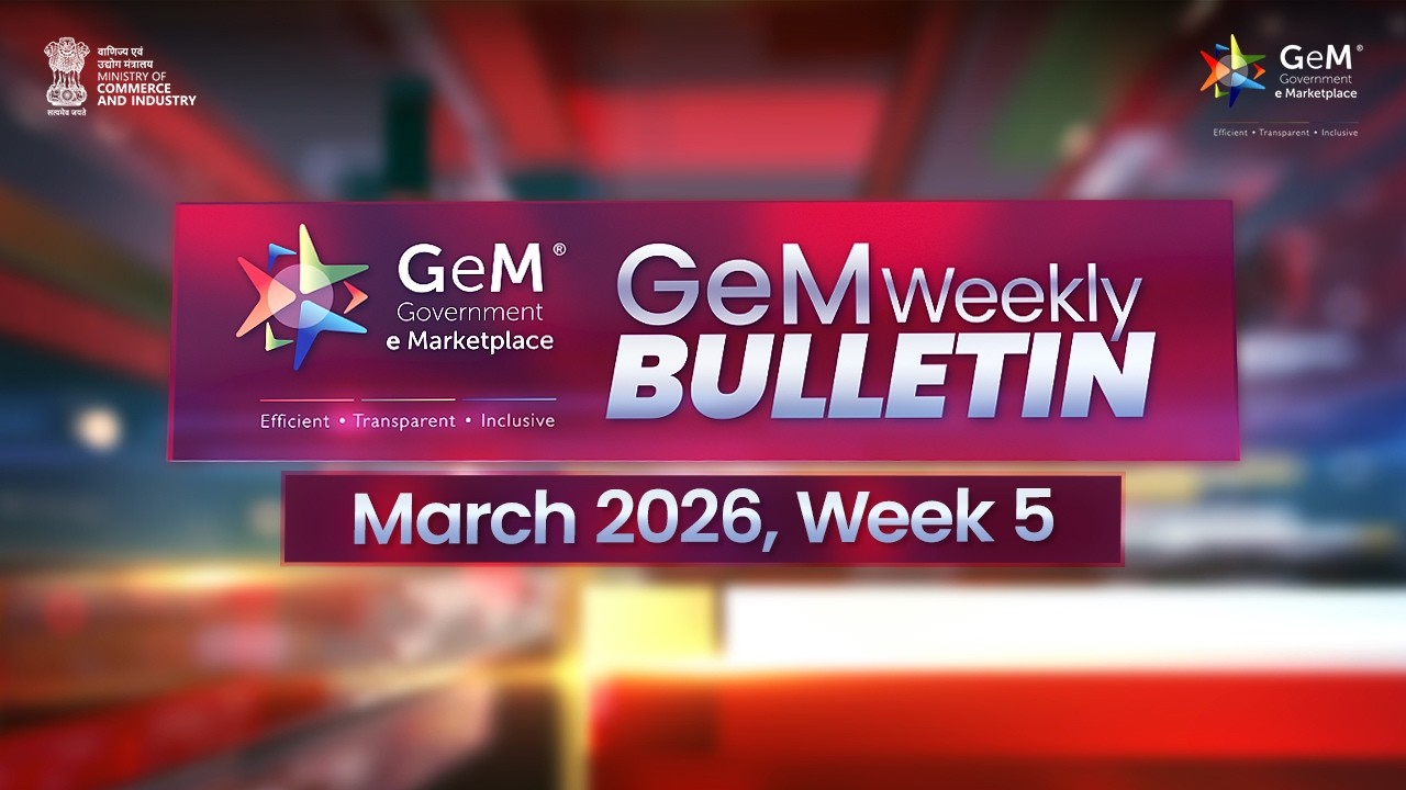 GeM Bulletin March Week #5
