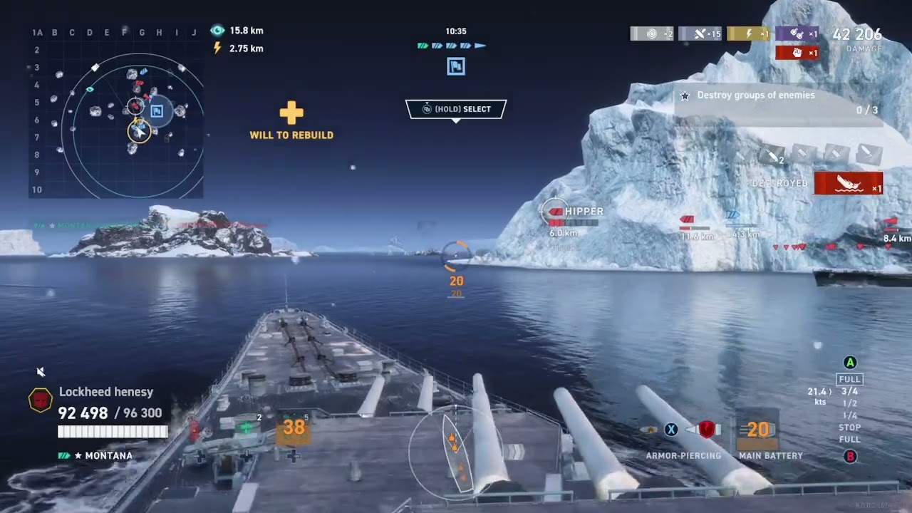 World of warships legends: scenario 1
