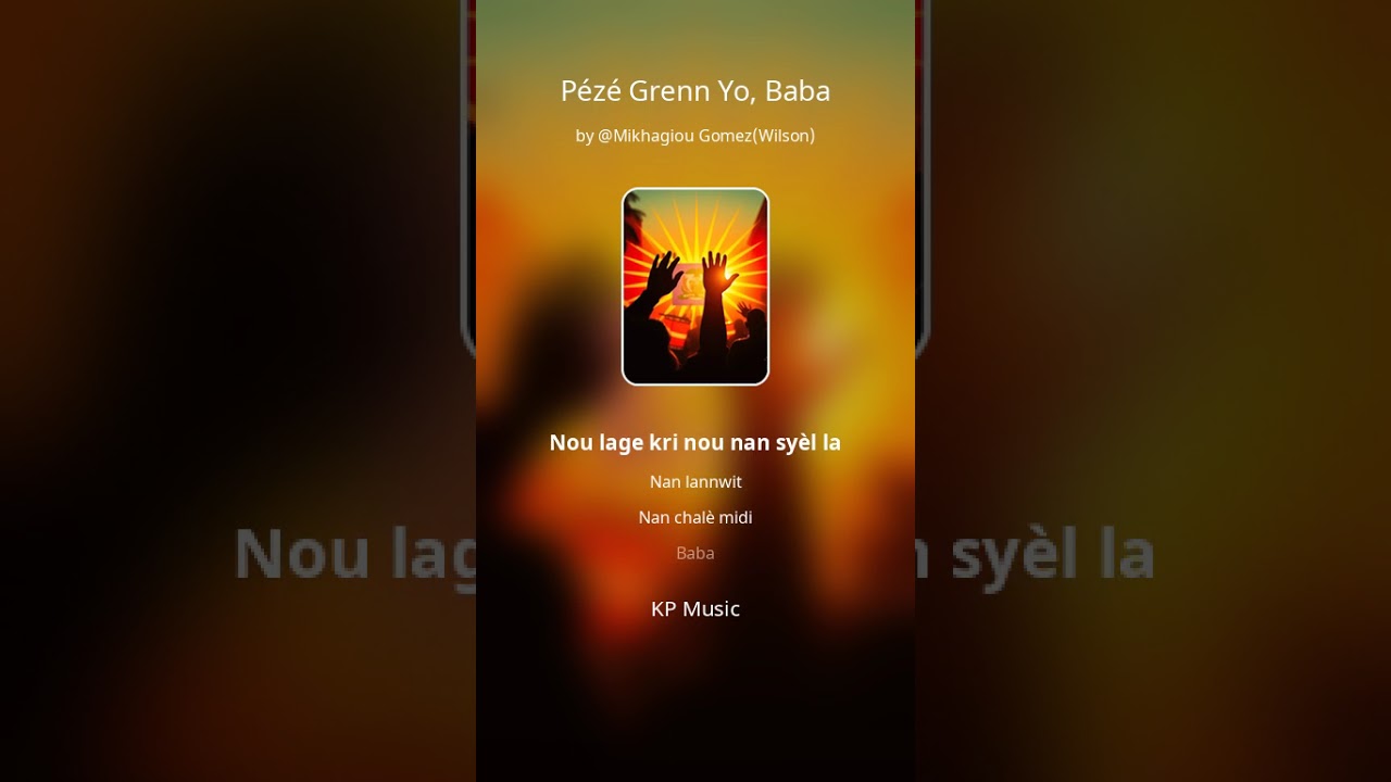 Pezé grenn yo Baba