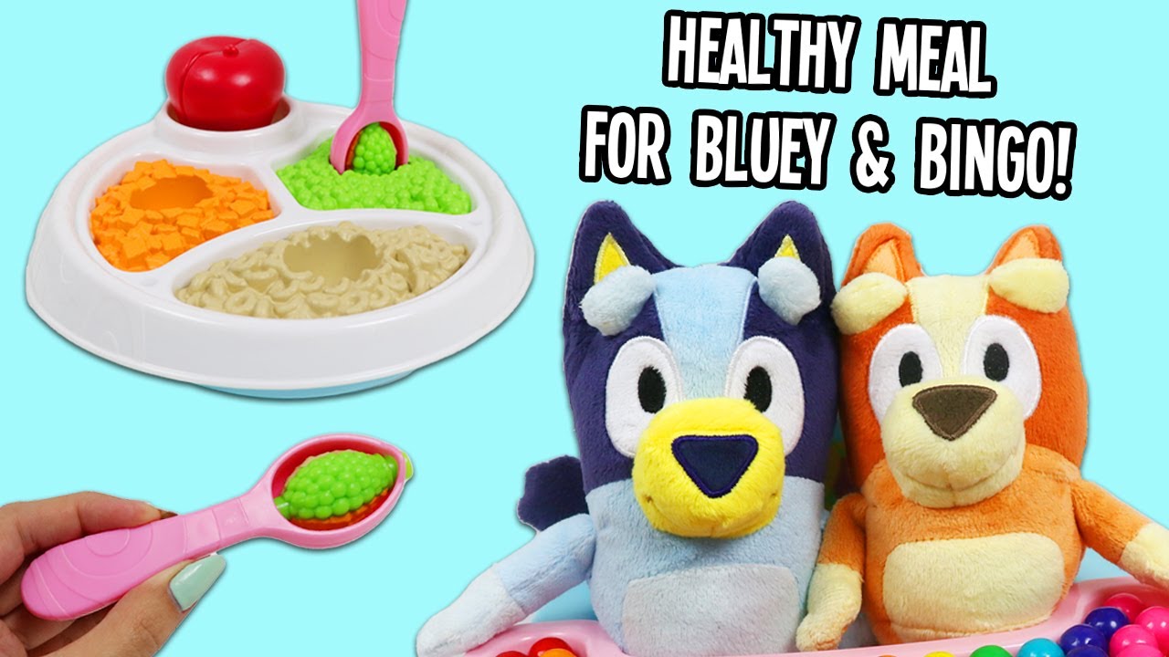 Bluey & Bingo Like To Color After Eating A Hearty Meal!