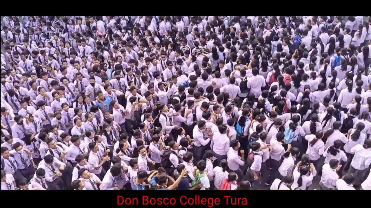 Students of Don Bosco College Tura Dancing Together After College Week/Martin Remix Chrismas Song