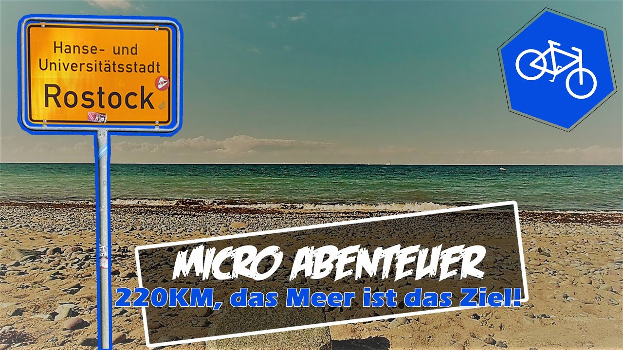 Das Meer ist das Ziel! | 220km Radtour 🚴| Microabenteuer