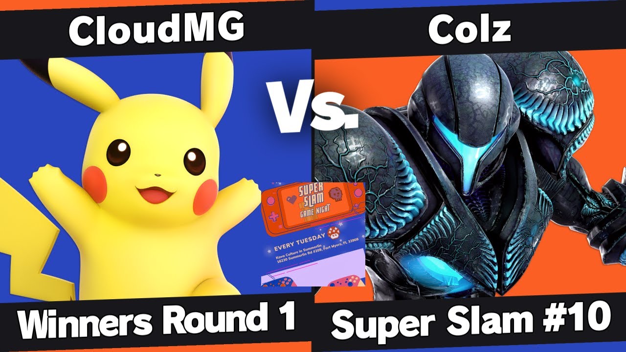 Super Slam 10 - CloudMG (Pikachu) vs Colz (Dark Samus, Samus) - Winners Round 1