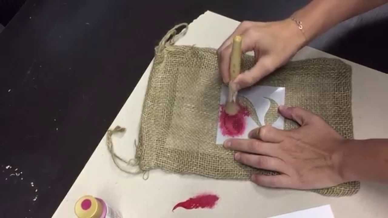 Stenciling on Fabric for Beginners