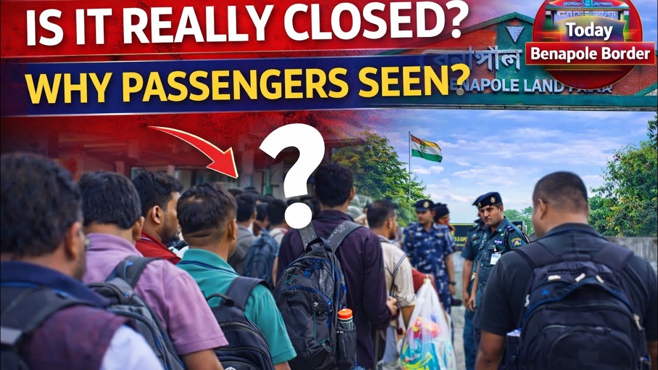 Benapole Border Open Today | Visa Closed But Passengers Seen | Real Explanation