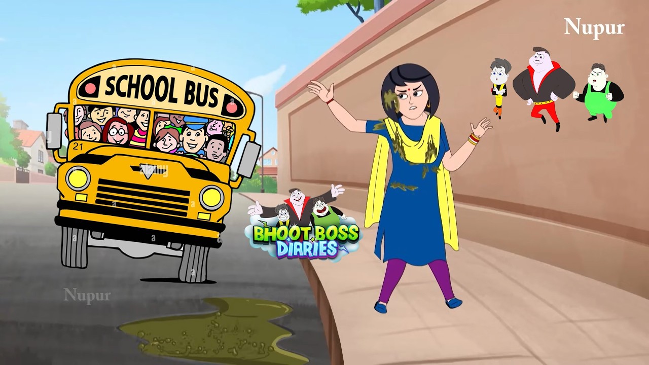 Bad School Bus Driver ने बच्चो को डाला खतरे में | Paap O Meter | Thakela Pakela | Kids Cartoon Hindi