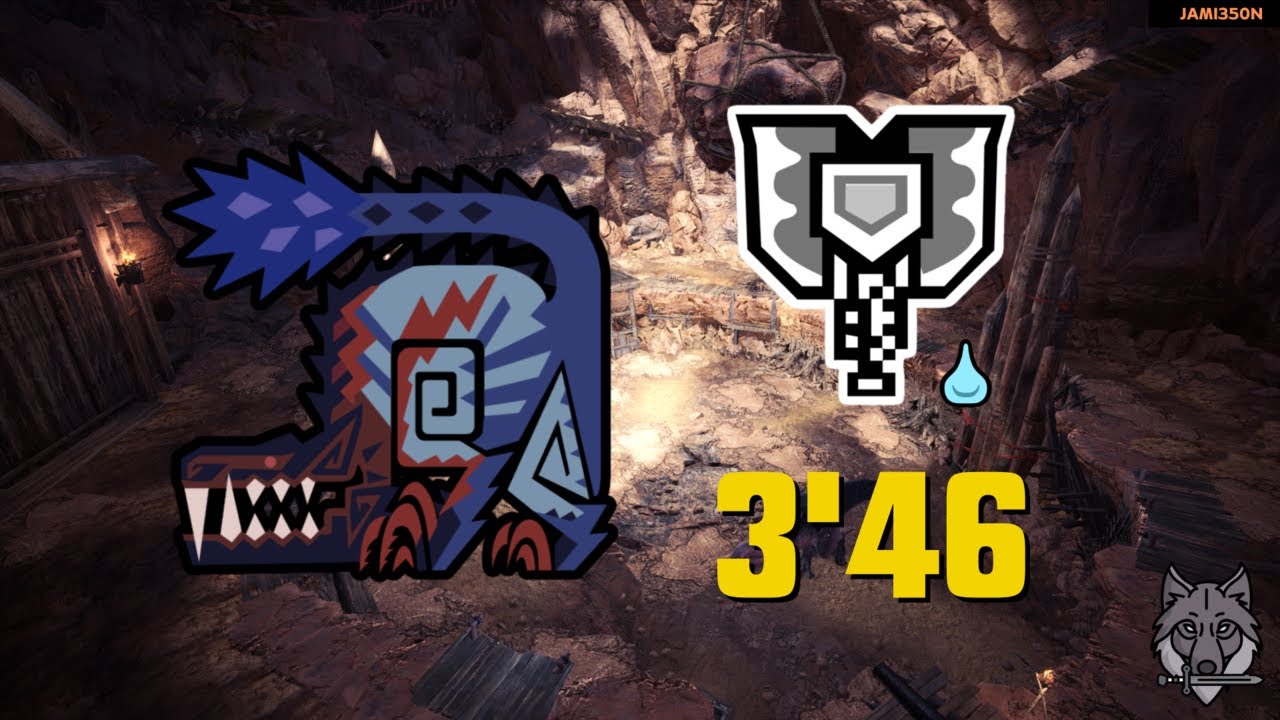 MHW.IB: EBONY-ODOGARON-SPEEDRUN: CHARGEBLADE (3'46)