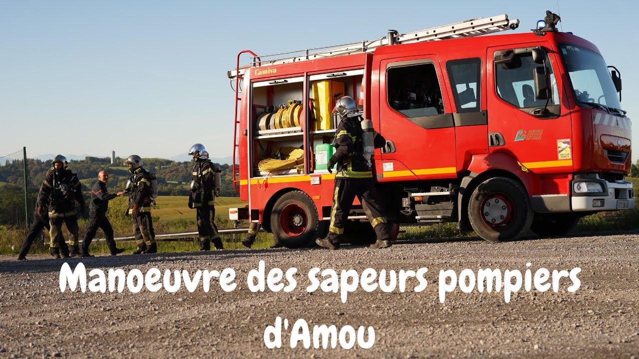 🚨Manoeuvre des sapeurs pompiers d'Amou🚒