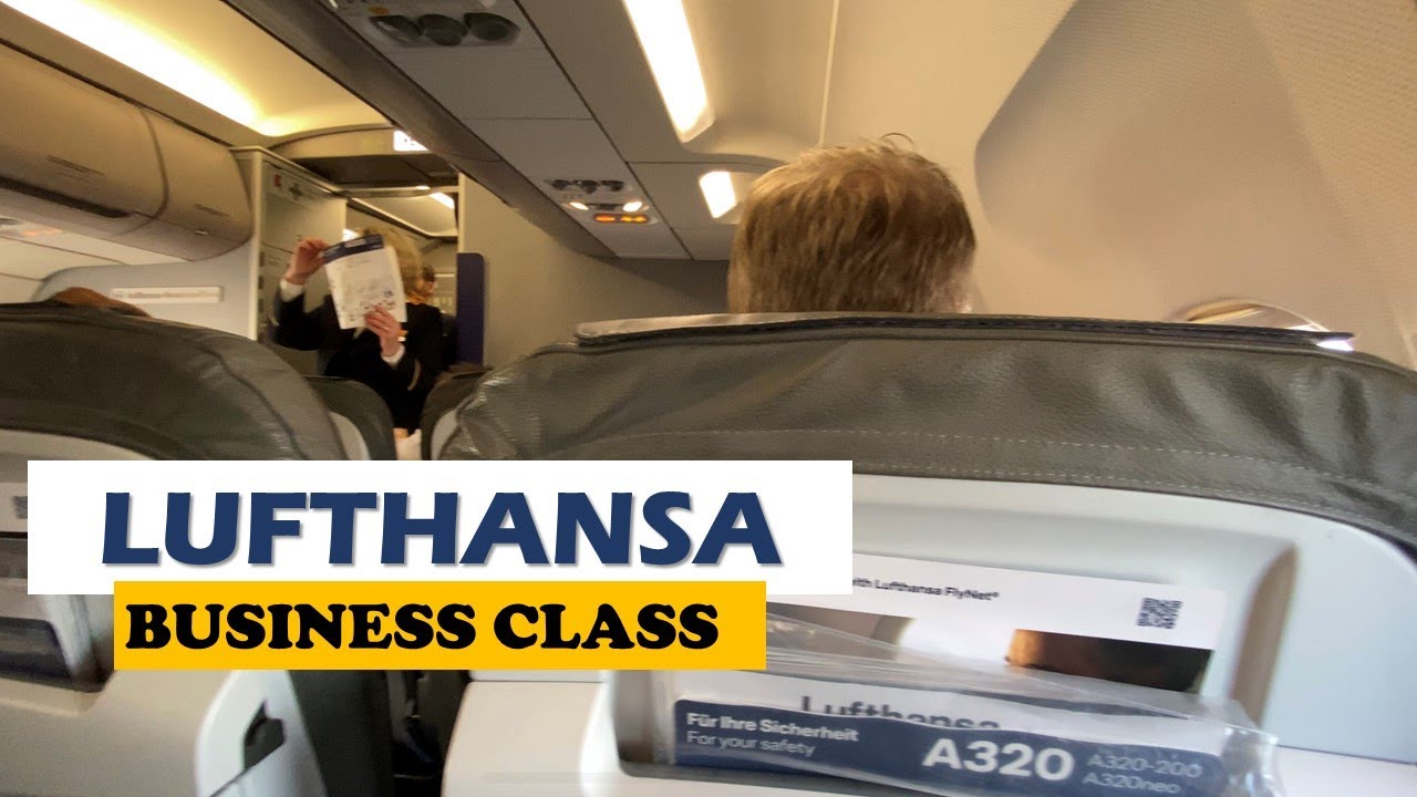 LUFTHANSA BUSINESS CLASS Madrid to Munich (flight report) LH1803