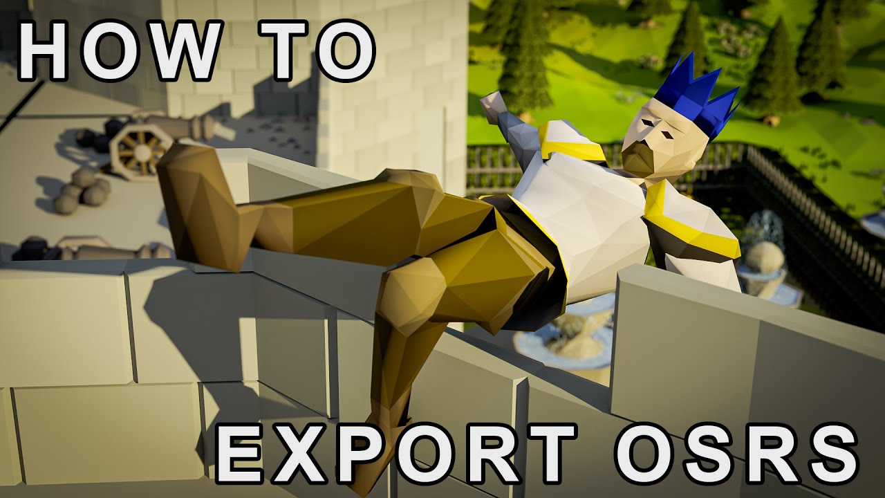 How to Export OSRS Environments into Blender