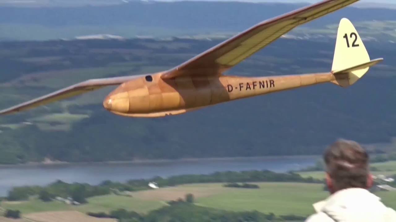 Old gliders at Menez Hom Brittany