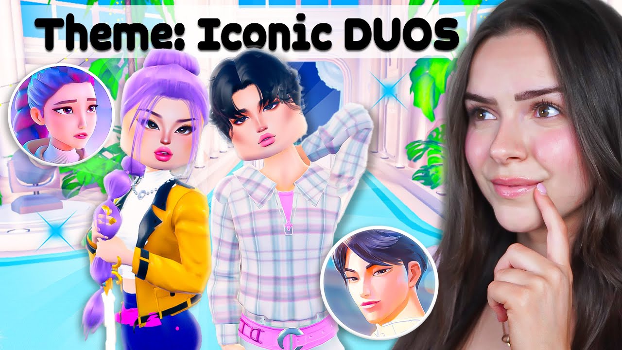 Buying Iconic DUO Themes with MY CRUSH in Dress to Impress!