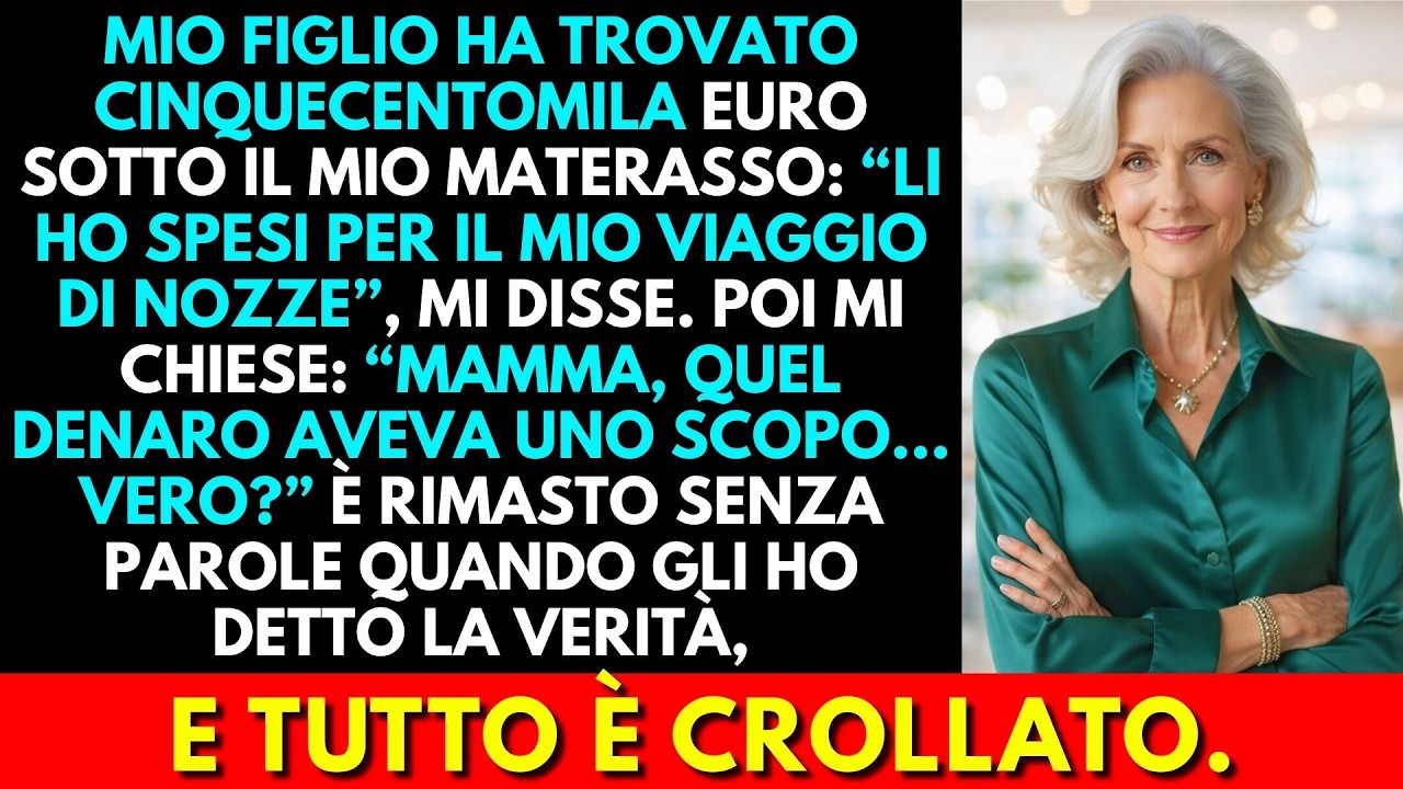 Mio Figlio Ha Trovato 500.000 Euro Sotto Il Mio Materasso: Li Ho Spesi Per Il Viaggio Di Nozze Ora!!