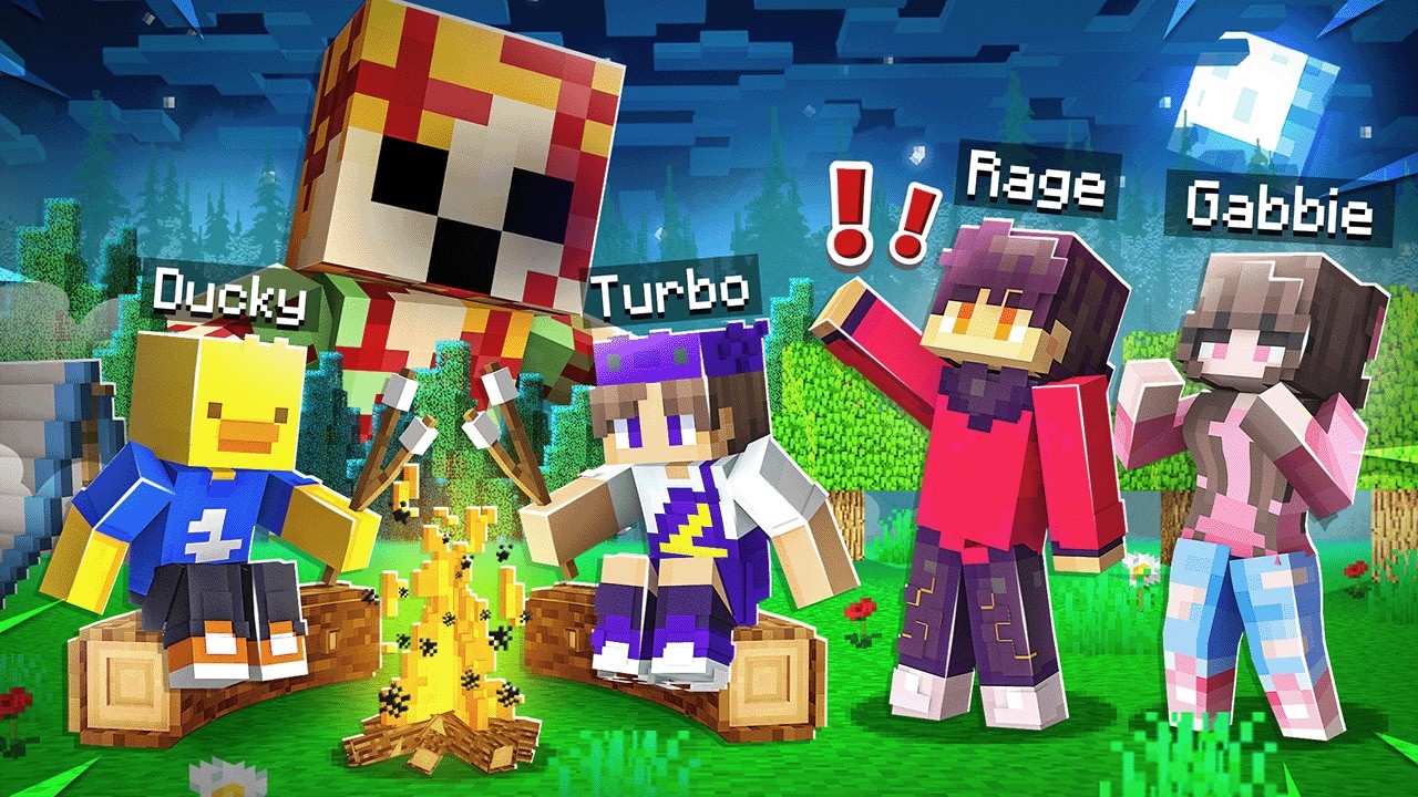 Do NOT Go CAMPING in Minecraft at 3:00 AM!