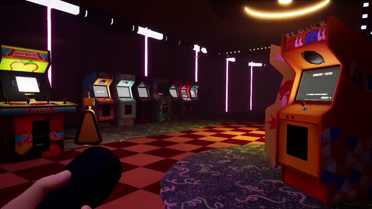 Five Nights at Freddy's Security Breach: touring The Superstarcade as a customer (calming/chill)