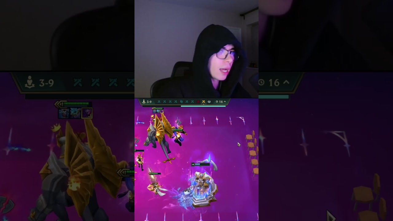 INSANE 3 STAR GALIO EASTER EGG IN SET 16!!! #TFT #gamingshorts #shorts