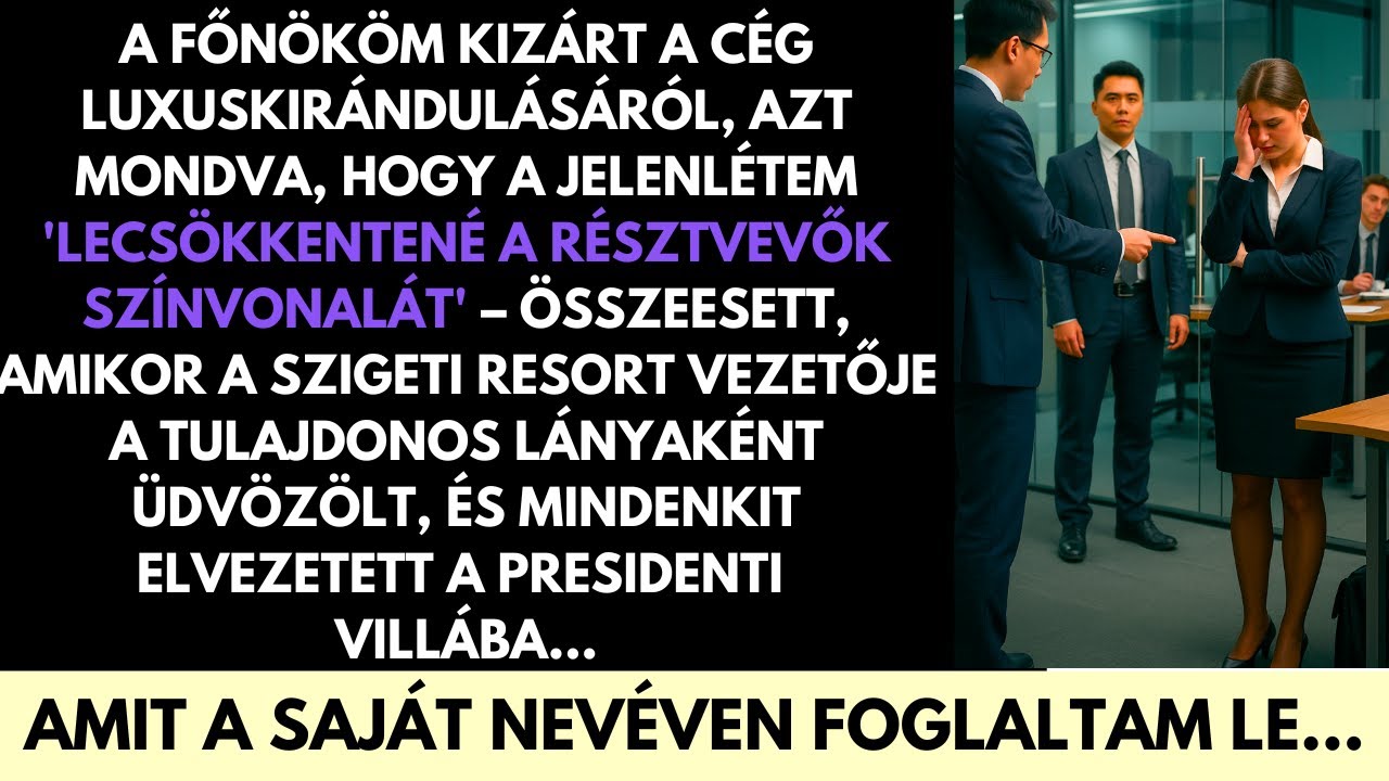 A Főnök Levette A Meghívásom A Luxusretreatról—Aztán A Tulaj Lányaként Üdvözöltek…