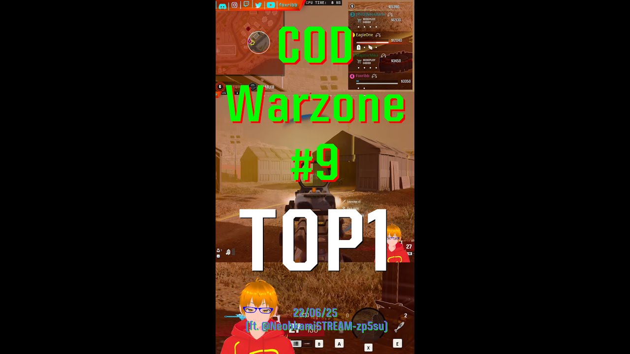COD Warzone TOP1 - 9 - Short - Session of 22/06/25 (ft. @NeohkamiSTREAM-zp5su)