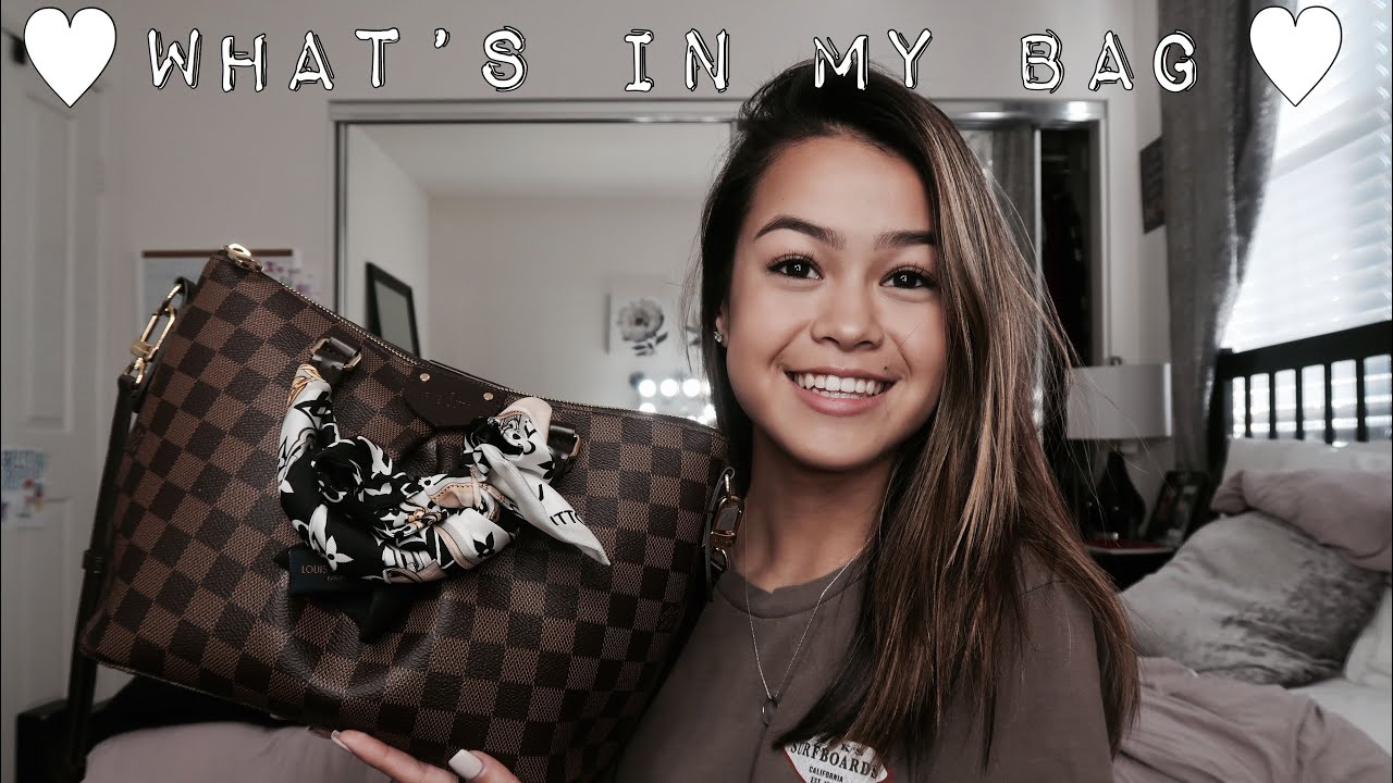 what’s in my bag! louis vuitton siena pm 🖤