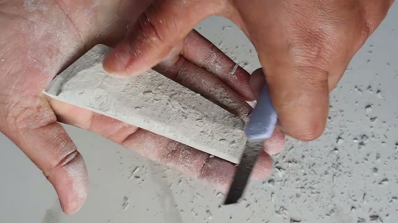 White slate broken dry cleaning video 📸 satisfying ✨