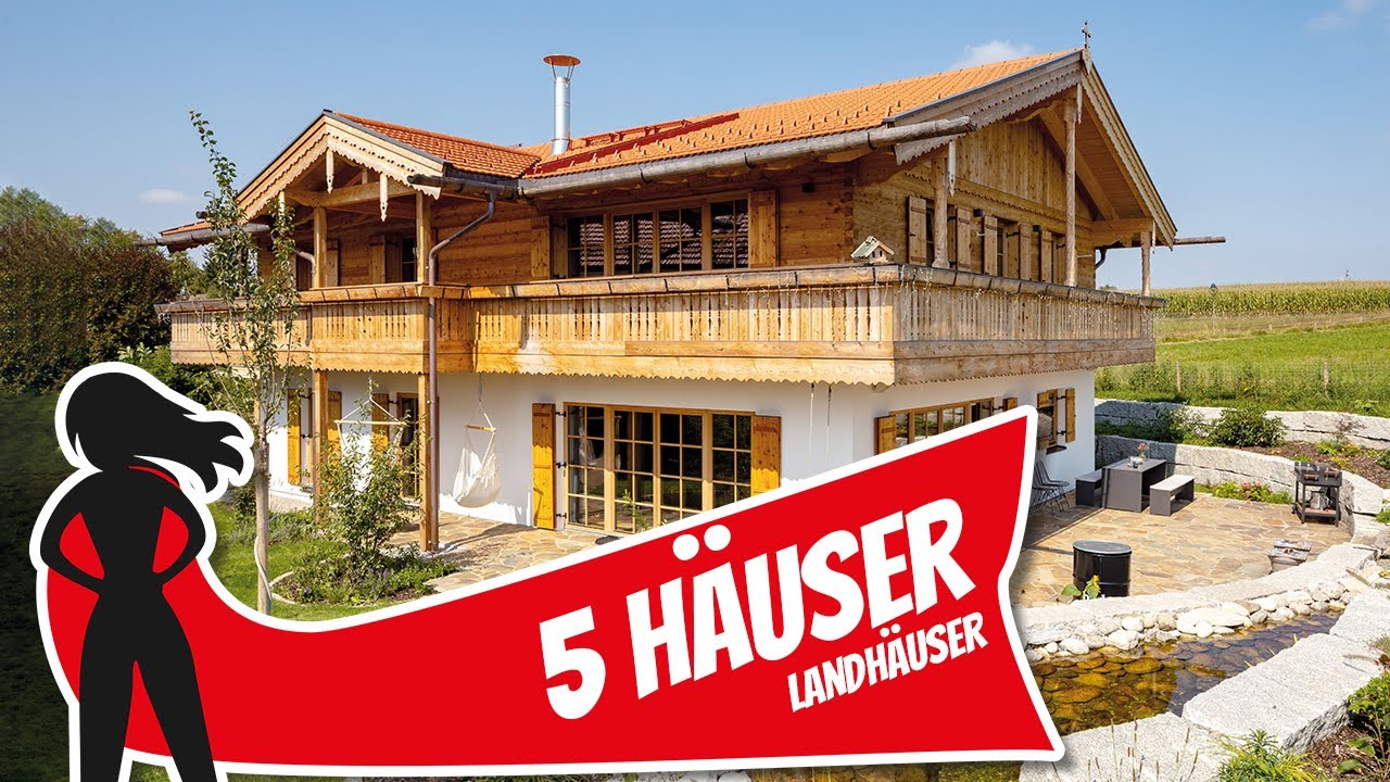 TOP 5: LANDH&Auml;USER - Idylle im Gr&uuml;nen und Platz f&uuml;r Alles | Hausbau Helden