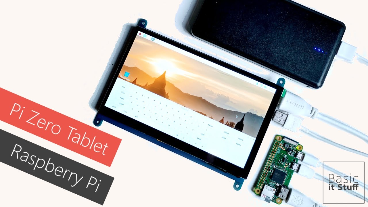 Raspberry Pi Zero Tablet - 7&rdquo; touchscreen