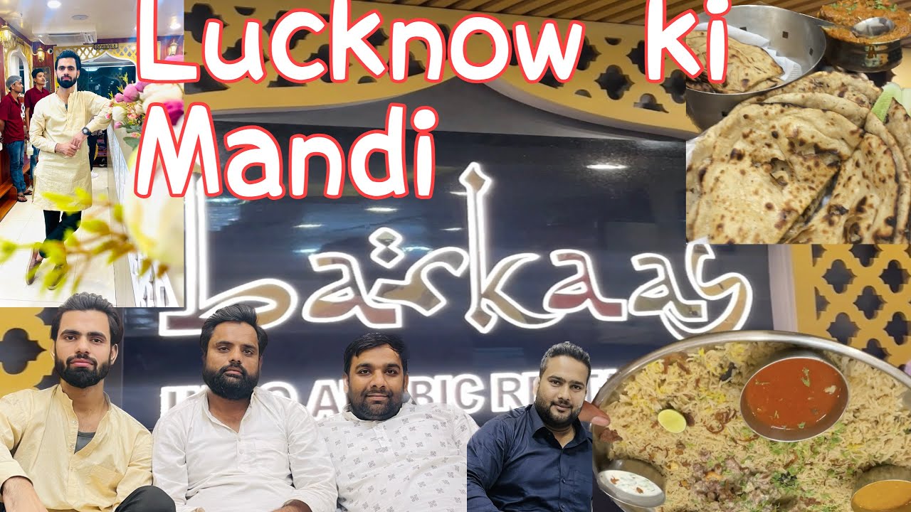 Barkaas Lucknow mandi khane ke lie line lagna pada | Food Review