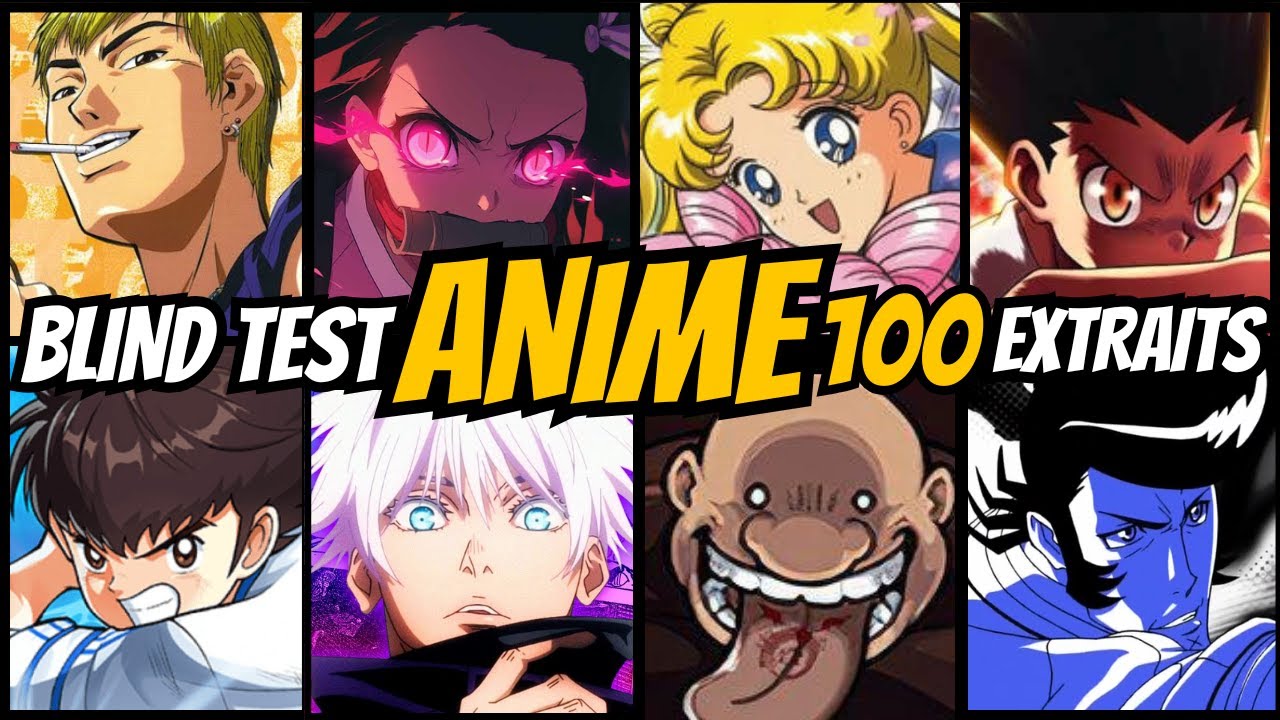 BLIND TEST 100% ANIME (100 extraits, tous niveaux)