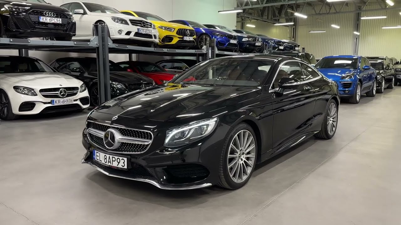 Mercedes-Benz S 400 4Matic Coupe 367 KM, 2017. Wideoprezentacja.