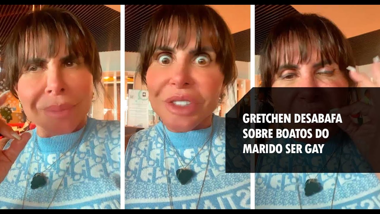 Gretchen desabafa sobre fofocas sobre ela e do marido ser gay