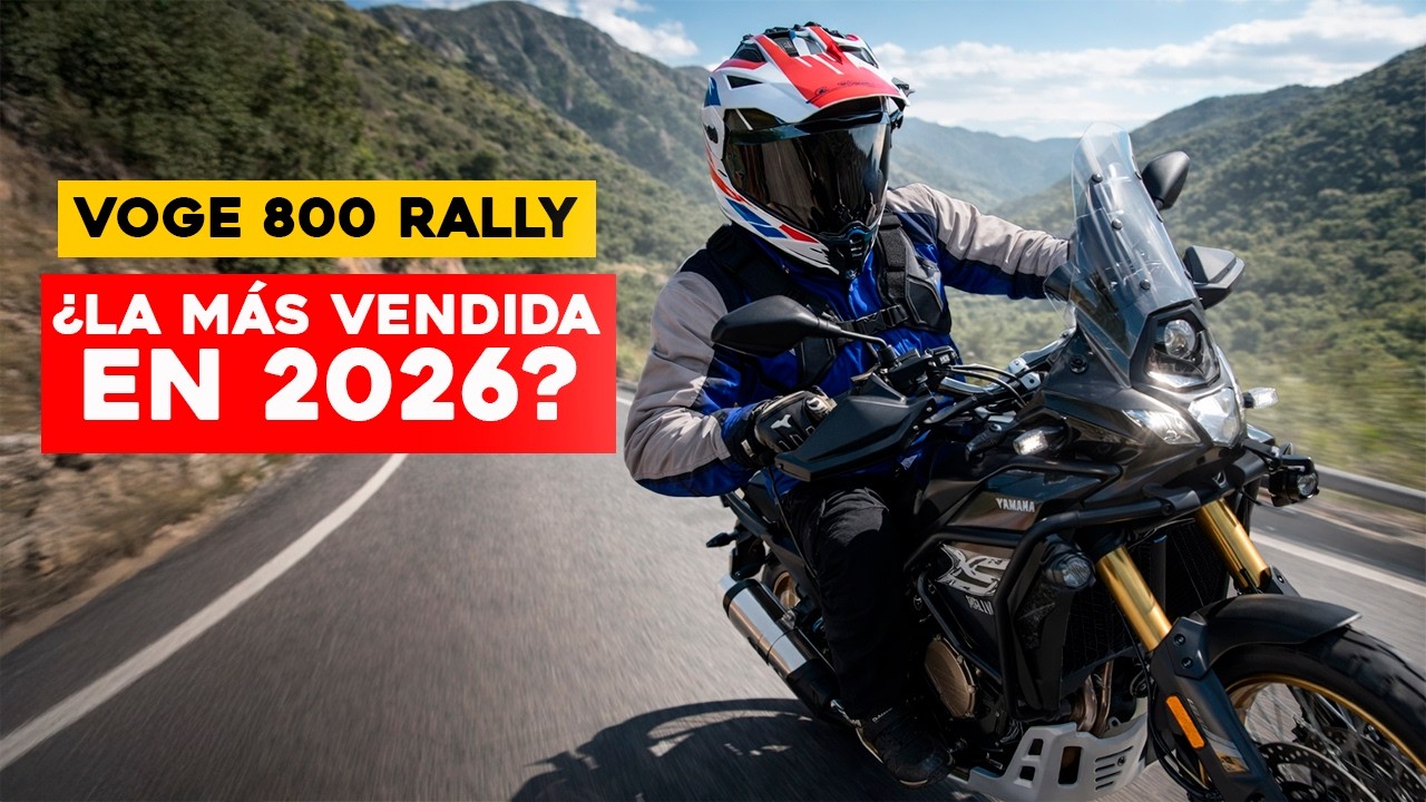 Así es la VOGE 800 Rally DSX en acción