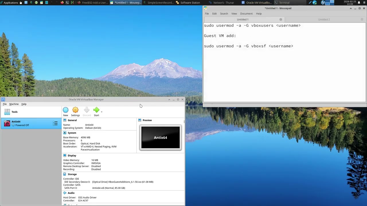 GhostBSD VboxUsers-Group a Disaster for Linux Users and the easy solution.