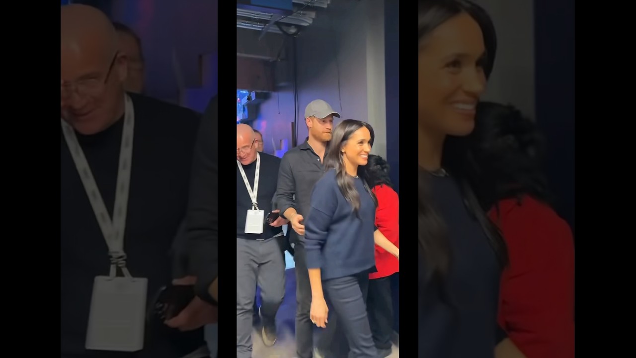 Meghan Markle and Prince Harry at All Star Game #meghanmarkle #princeharry