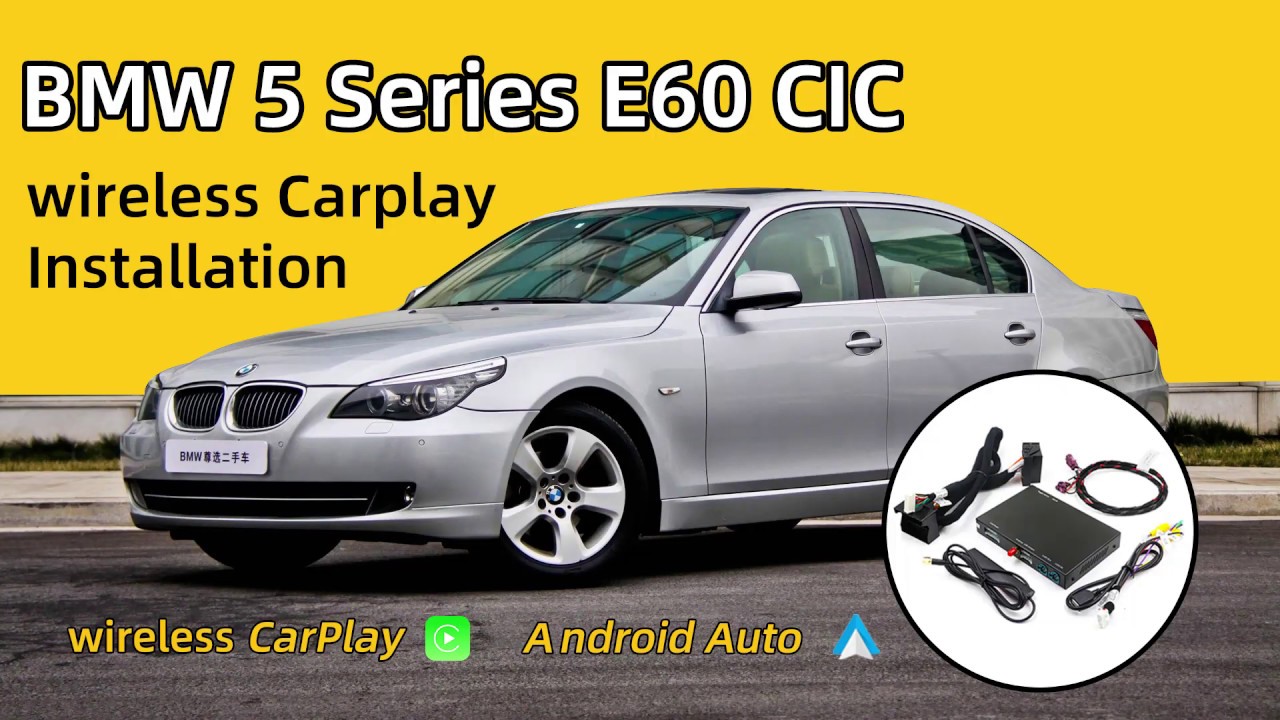 How to install bmw 3/5 series E60 E90 E92 CIC system Apple Carplay & Android auto MMI