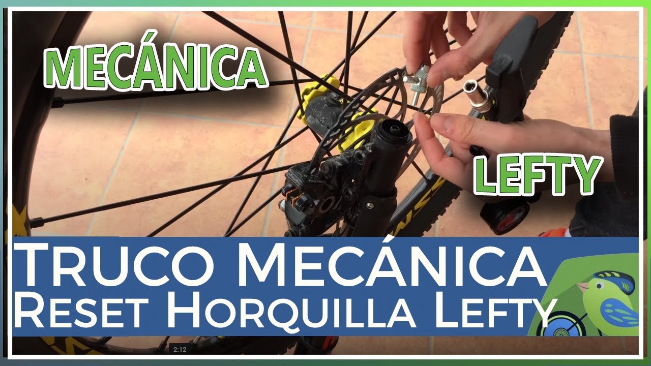 Cómo hacer reset a horquilla lefty 2.0 con 2Spring de Cannondale