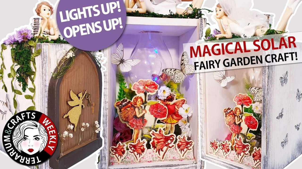 Whimsical Fairy DIY, Miniature Secret Garden. Whimsy Decor. Craft Ideas to Make & Sell or Gift
