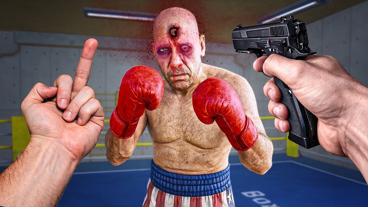VR Boxing But I Have A Gun...