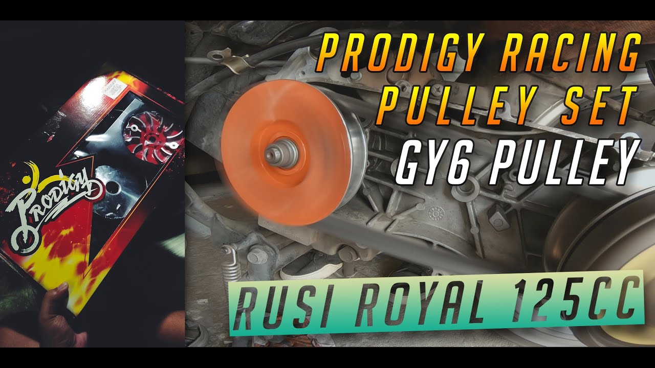 MALAKAS NA PANG-GILID FOR Rusi | CVT Racing PULLEY SET | Prodigy Taiwan Pulley Set with Kickstart
