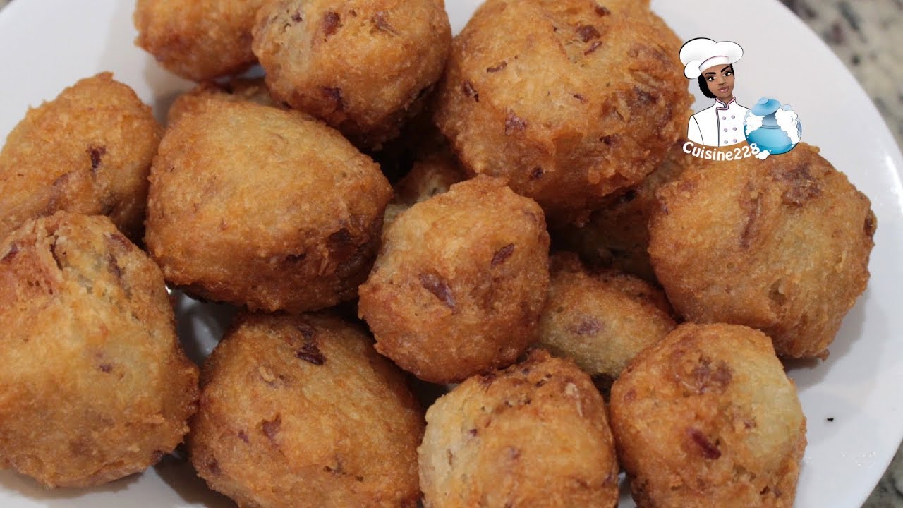 Yam Balls Fritters || Boules d'igname Frites