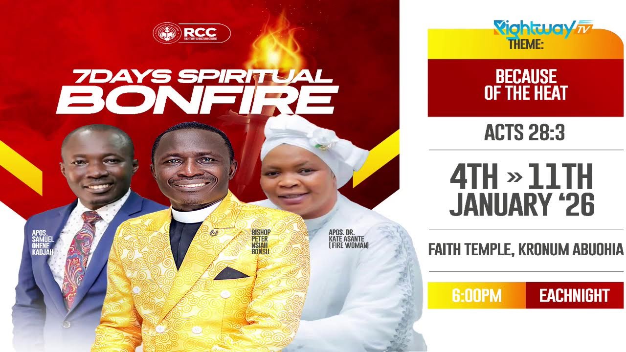 7 DAYS SPIRITUAL BONFIRE |APOSTLE DR. KATE ASANTE |RCC| 26 | DAY 4